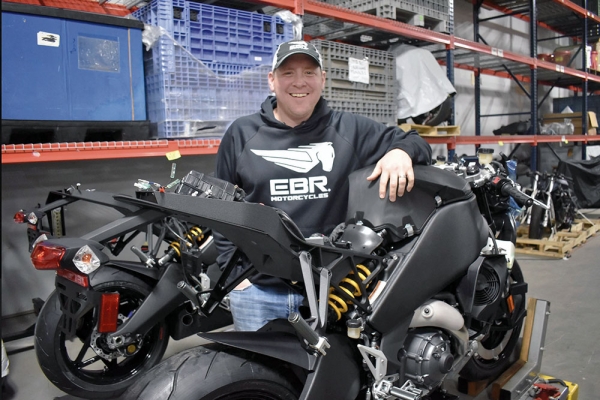 Motorcycle brand Buell relaunches production in Grand Rapids